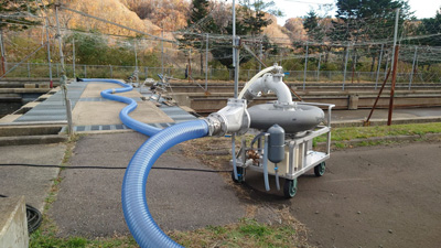 種苗・活魚移送ポンプ ピンピン